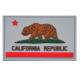 California Republic Flag Colored Morale PVC Patch 3D Eco Friendly Soft PVC