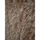Elastic Yarn Mixed Polyester Silk Plain Shaggy Carpet And Rug
