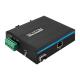 Compact and Durable 2-port Industrial Ethernet Switch with Surge Protection