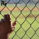 6 Foot 1.8 M Diamond Mesh Fence 9 Gauge Sports Field