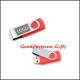 Coloured Rotary U flash Disk usb drive promotion gift