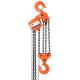 10T Manual Chain Block Orange Steel For Warehouse Lifting Use