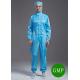 Microelectronics Anti Static Garments Hooded Coveralls Dust Protection Clothing