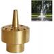 1.5 Fully Brass Blossom 3 Tiers Water Fountain Nozzle Jet Water Pond Sprilker