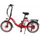 Aluminum Alloy 20 Inch Folding Electric Bike With 250W 8fun Motor Lithium Battery