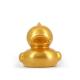 Gold Silver PVC Plastic Toys Electroplated Duck 3D Cartoon Figure