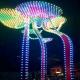 Permanent Pixel Point Lights DMX 20mm DC12V Led Christmas RGB Lights for Surface Mounted Installation