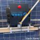 Solar Panel Cleaning Equipment with Track Crawl Quick Cleaning Rolling Brush and Nozzles