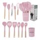 9/10/11/12pcs Heat Resistant BPA Free Silicone Kitchen Tools Spatula Set ANY Color