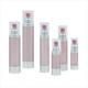 15ml 30ml 50ml 60ml 80ml 100ml 120ml Plastic Airless Bottle with Aluminum Collar and Base cosmetic lotion bottlesse