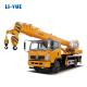 16 Ton Capacity Mobile Hydraulic Truck Crane High Load Moment For Construction