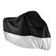 Portable Waterproof Motorcycle Cover Soft Full Regular Size Universal Black