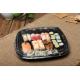 Square Sushi Blister Take Out Meal Box Disposable Plastic Packing With Printing For Party