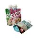 Custom Print Foil Packaging Stand Up Pouch Reusable Juice Spout Pouch with Cap
