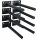 Affordable Steel Wall Mounted Shelf Brackets for Customer's Requested Load Capacity
