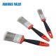 13-14MM Thickness Plastic Handle Paint Brushes With Multi Color Handle