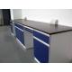 Customizd Lab Bench Lab Table Chemical Side Table Steel Laboratory Wall Bench 4800x750x850mm