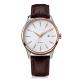 30M Waterproof Top Layer Cowhide Leather Couple Watch