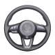 PU Black Leather Auto Steering Wheel Cover For Mazda 3 Axela Atenza CX-5 CX5 6 2017 2018 2019 CX-9 2016 2017 2018 2019
