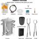Melting Furnace Kit with Two Crucible Tongs, Crucible, Ingot Mold and Gloves, Home Smelting Furnace for Melting Metal
