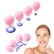 4 Pcs Facial Glass Cupping Perfect For Cupping Massage, Lymphatic Drainage, Anti Aging Beauty Tool, For Face, Neck