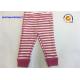 Yarn Dye Baby Pajama Pants , Kids Cotton Pajama Pants With Elastic Waistband
