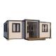 Hotel Accommodation Options Expandable Container House with Light Steel Structure Frame