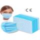 Colored 3 Ply Disposable Face Mask Anti Pollution Vertical Foldable N95 Mask