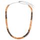 Length 32 Multicolor Beaded Necklace , 6*8mm Natural Stone Beads Necklace