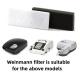 White Disposable Ultra Fine Filter Compatible With Weinmann Balance Supplies