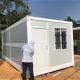 Folding Container House with High Flexibility Strong Steel Structure with Rock Wool Sandwich Panel for Versatile Design