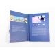 4.3 hardback Rechargeable video business cards for business promotional , 2G / 4G / 8G