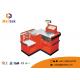 Orange Supermarket Checkout Counter Safety Double Side Eco - Friendly