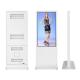 2020 55inch smart thin indoor advertising display screen kiosk with brochure holder