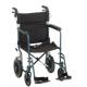 19″ inch Transport Chair with 12″ Rear Wheels, Wheelchair