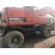 used wheel excavator  DH150W-7 wheel excavator/secondhand doosan wheel excavator 130-5 tyre excavator
