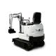 ODM KV07 White Diesel Engine Mini Excavator Machine Small Digger For Farm Winery Agricultural Garden