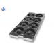 RK Bakeware China-American Pan Auto Bake Serpentine Line 8 Donut Cake Tray For Industrial Bakeries