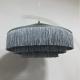 Grey 3 Layers Fringed Ceiling Light Shades Dome Top 3 Way Gimbal
