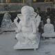 Marble Lord Ganesh Statue Sculpture Hindu Gods Home Decor Life Size Indian Religious Hand Carved