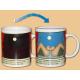 Creative design color changing Personalized Ceramic Mug for soothing cup of