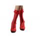 Red Sexy Women'S Fishnet Ankle Socks /  Sheer Ankle Thin Socks Womens