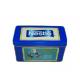 ISO9001 House Shape CMYK Pot Coin Tin Box 190x112x105mm