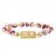 Customized Colorful Charm Handmade Beads Bracelets with Gold Plated Diamond