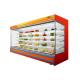 R22 Commercial Display Freezer Multi Rack Stand Open Display Air Chiller For Fruits Vegetables