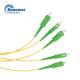 Single Mode Simplex Optical Fiber Pigtail FC/SC/LC/ST Connector APC/UPC Polish