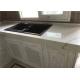 Decorative Prefab Kitchen Countertops Gold Quartz Slab Luxury Appearance