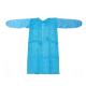 Colored Non Woven Isolation Gown / Breathable Medical Doctor Gown