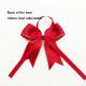 Wholesale Customized Perfume Wine bottle Pre made Ribbon tie Craft Satin Gift Ribbon Bows with adjustable ribbon loop