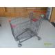 Zinc Plating 270L Grocery Store Cart With Anti UV Plastic Parts Popular In European